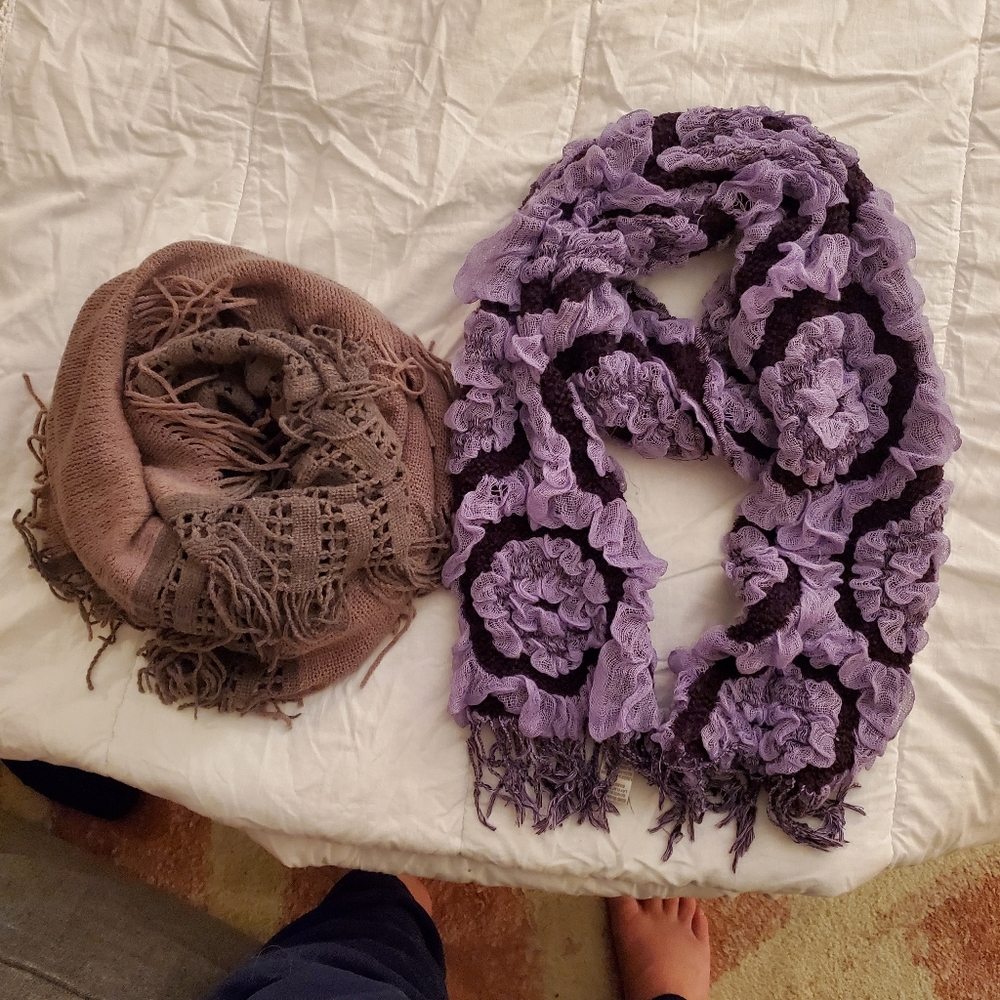 Purple scarf bundle